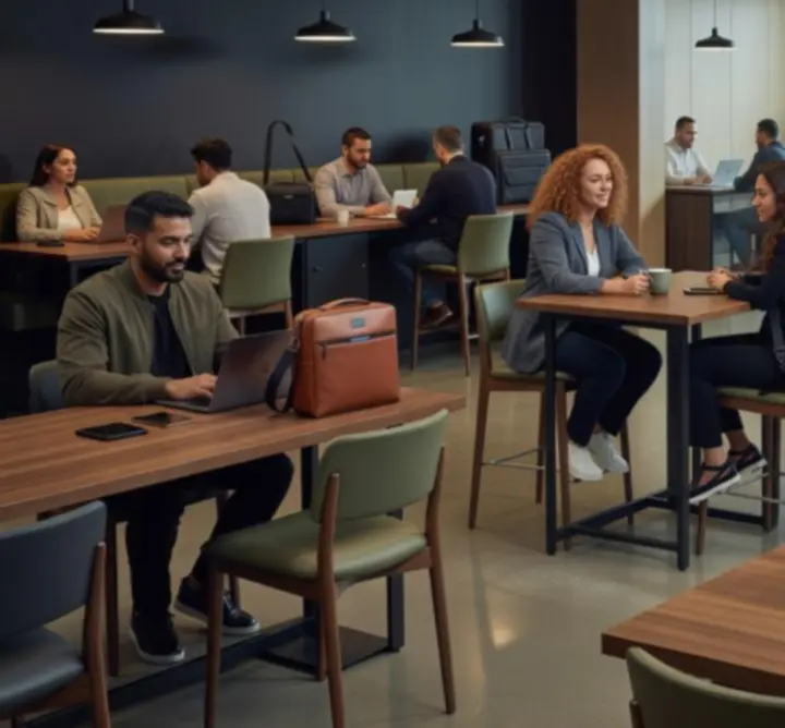 Miejska sceneria ilustrująca wartości marki Urban Pack IO