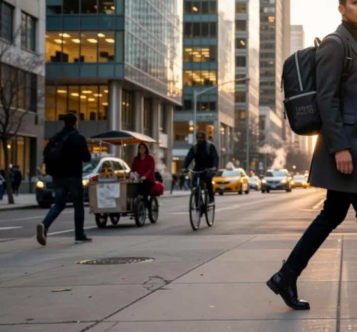 Miejskie stylizacje z plecakami i torbami Urban Pack IO