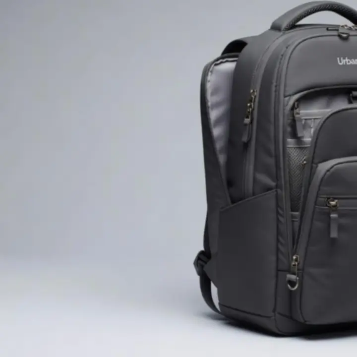 Nowoczesny plecak Urban Pack IO z podziałem komór i technicznymi detalami